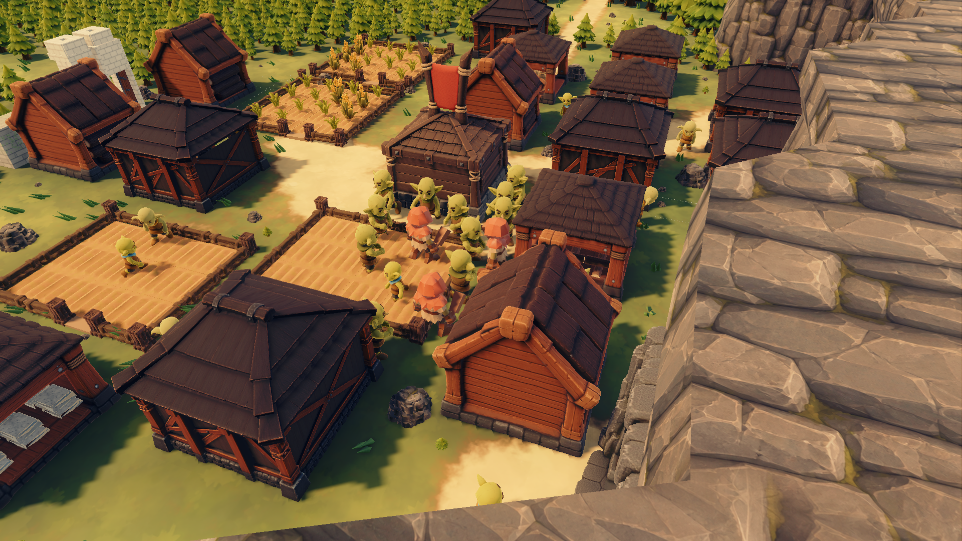Goblin Colony — Goblins defending against raiders